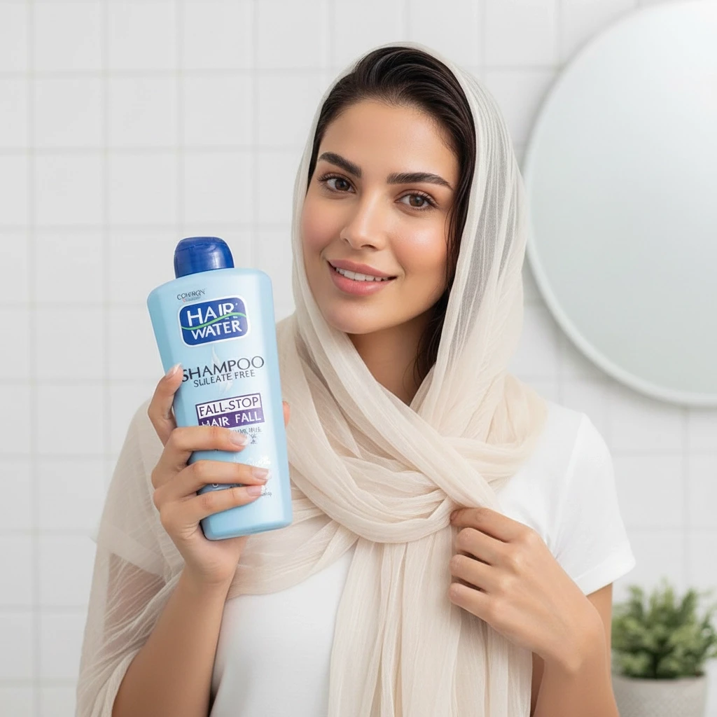 شامپو فاقد سولفات ضد ریزش مو کامان مدل فال استاپ 400 میلی لیتر